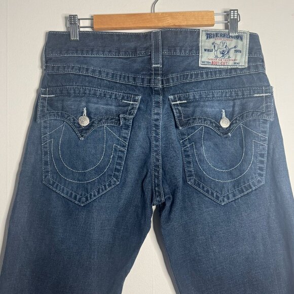 Y2K True Religion Vintage Boot cut Jeans | Sz 34x - Picture 4 of 6